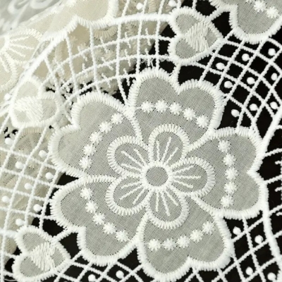 Laser embroidery fabric